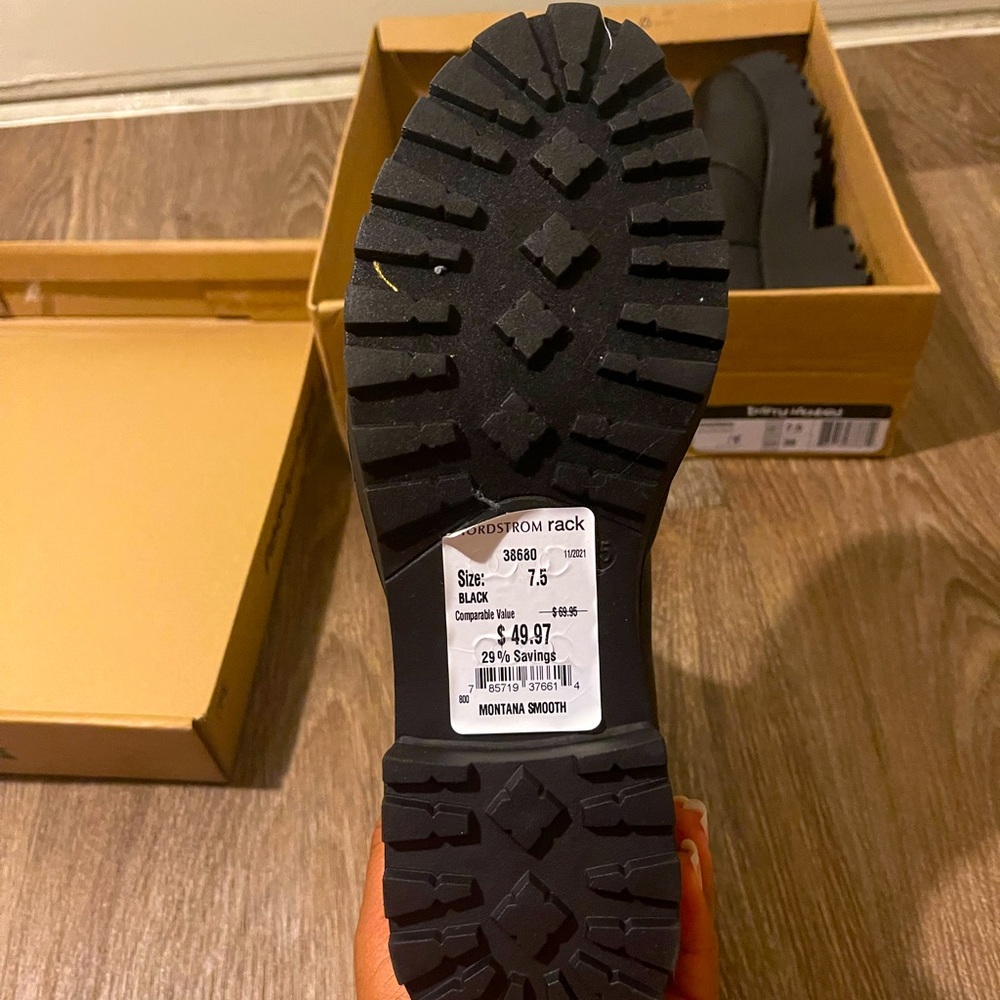 Dirty Laundry Montana Smooth Black size 7.5 U.S 38 EUR BRAND NEW!! NEVER WORN